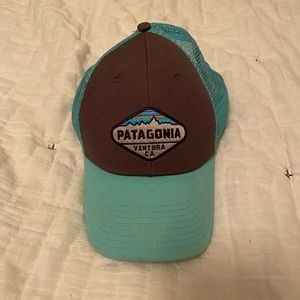 Teal Blue Patagonia Hat